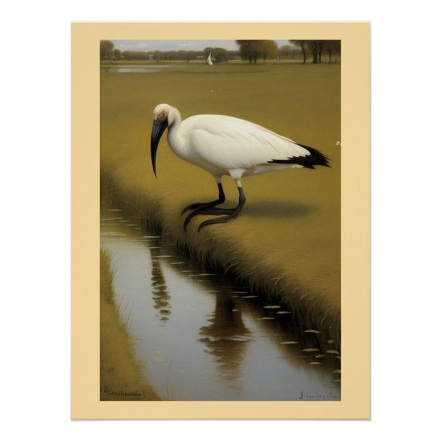Póster Madeira Tapeçada Por Muro (Frente)