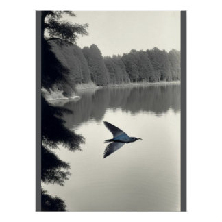 Póster Madeira Tapeçada Por Muro