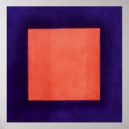 Poster madeira vermelha