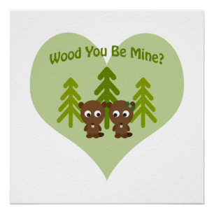 Póster Madeira você seja castores da mina