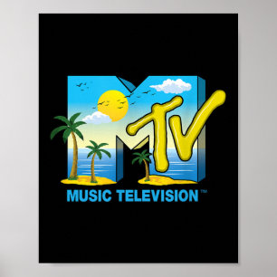 Poster Mademark X Mtv - O Logotipo Oficial Da Mtv Com Sun