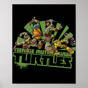 Poster Mademark X - - Tmnt Original Equipe Nova Série 