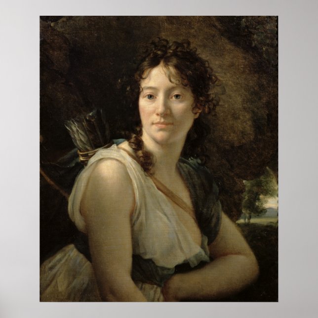 Póster Mademoiselle Duchesnoy no Papel de Dido (Frente)