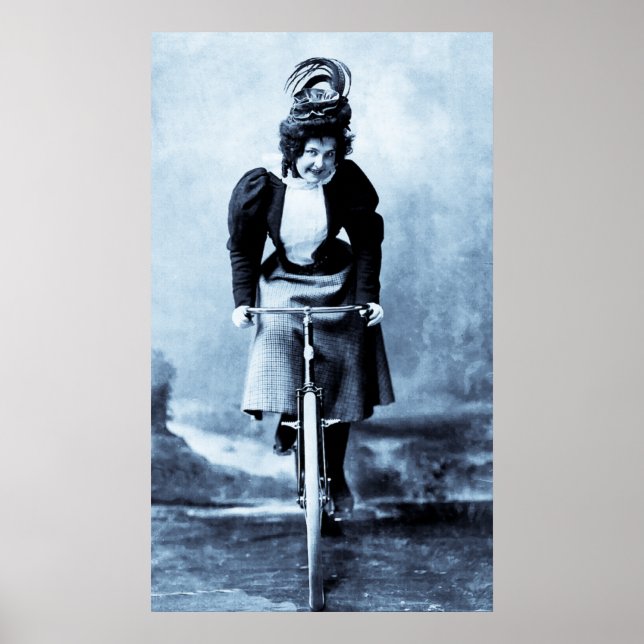 Poster Madge Lessing 1902 - Vintage Cyan (Frente)