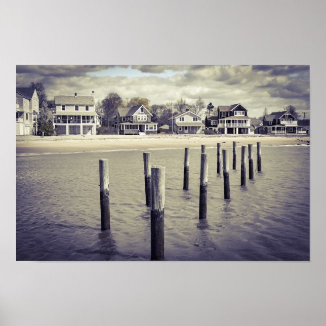 Poster Madison Beach Connecticut (Frente)