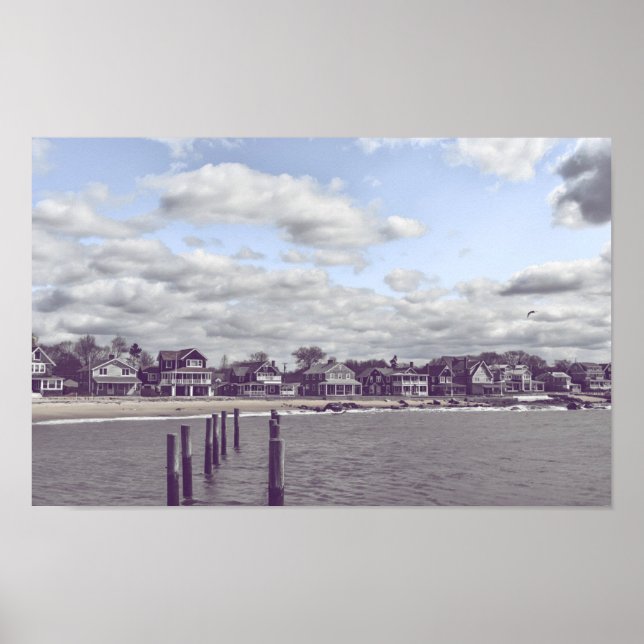 Poster Madison Beach, Connecticut (Frente)
