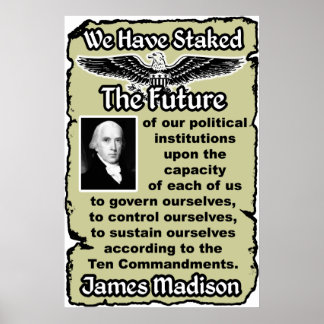 Poster Madison: Dez Mandamentos