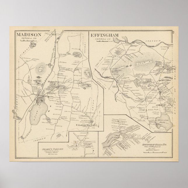 Póster Madison, Effingham (Frente)