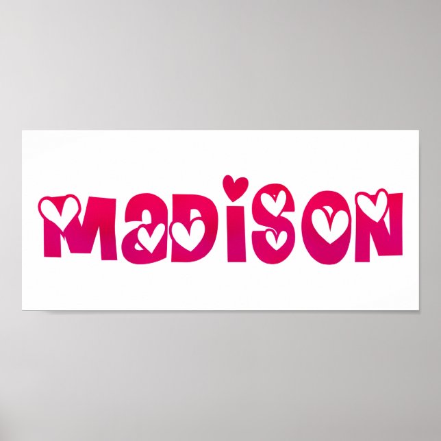 Póster Madison in Hearts (Frente)