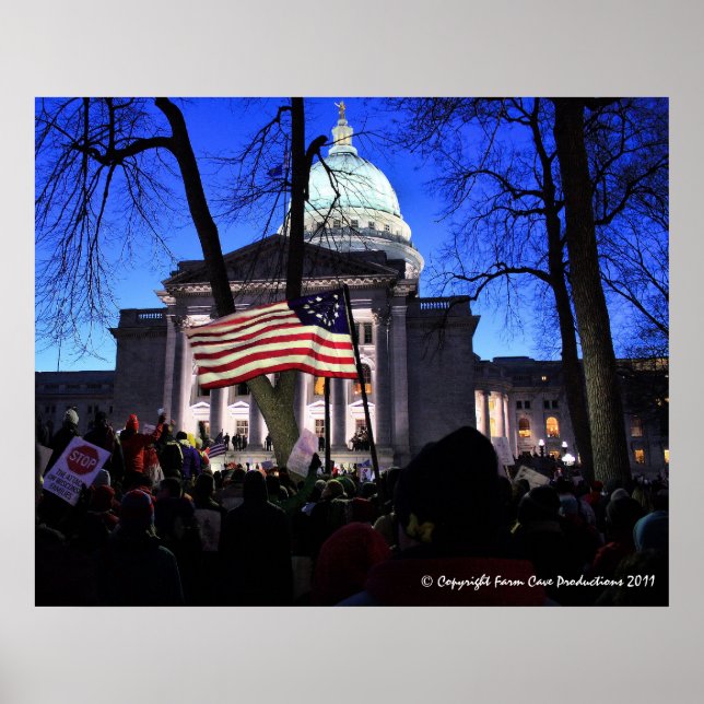 Póster Madison Protest para Matar da Lei (Frente)