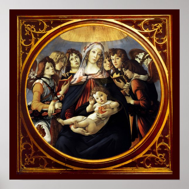 Póster Madona da Romã (Frente)