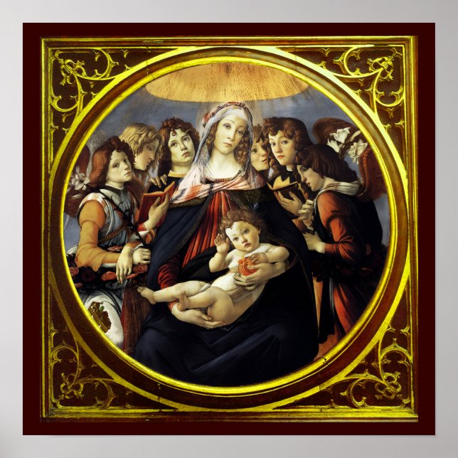 Póster Madona da Romã (Frente)