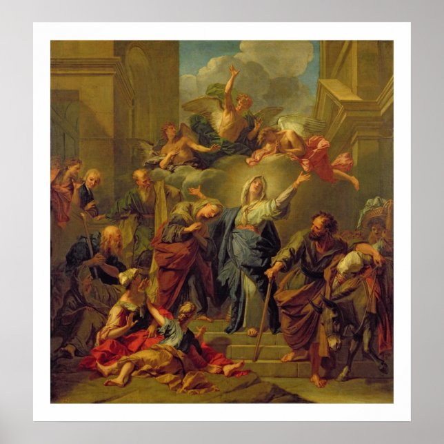 Póster Madona do Magnificat (Frente)