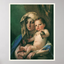 Madona do Tentilhão por Tiepolo, Arte Antiga