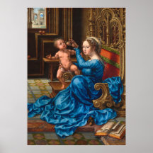 Madona e Menino - Jan Gossaert Cartaz de Arte Fina