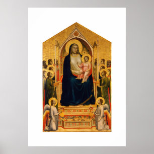 Poster Madona Maestà de Ognissanti (Todos os Santos) de G
