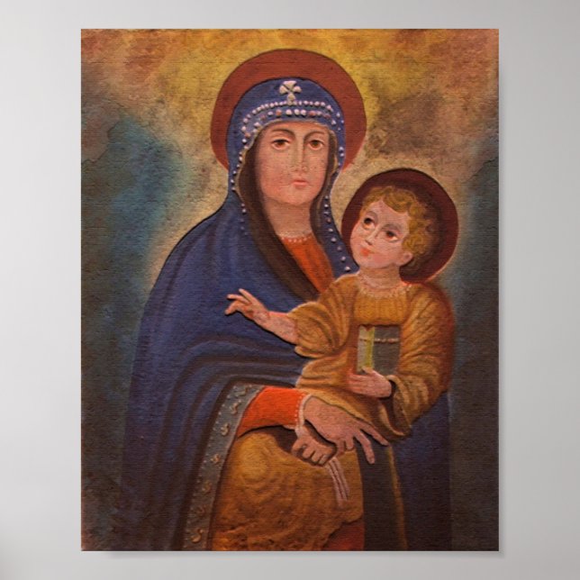 Póster Madonna Colonial Espanhola (Frente)
