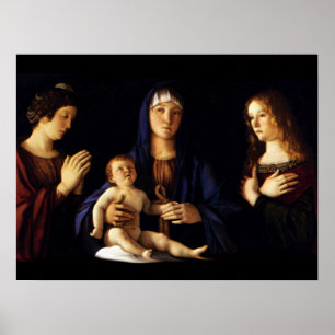 Poster Madonna com criança Jesus - Catherine - Magdalene
