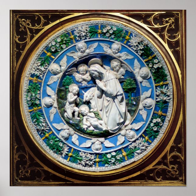 POSTER MADONNA COM CRIANÇAS E ÂNGULOS (Frente)