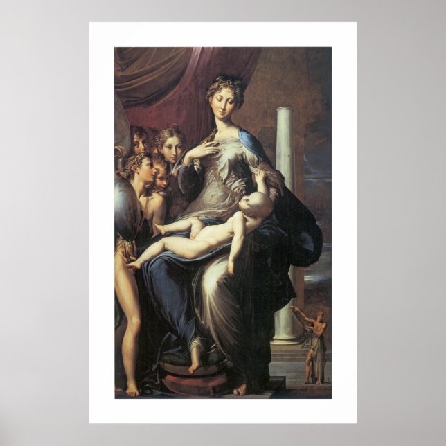 Poster Madonna com o Pescoço Longo (Frente)