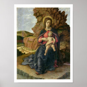 Poster Madonna da caverna, 1488-90 (tempera no painel)