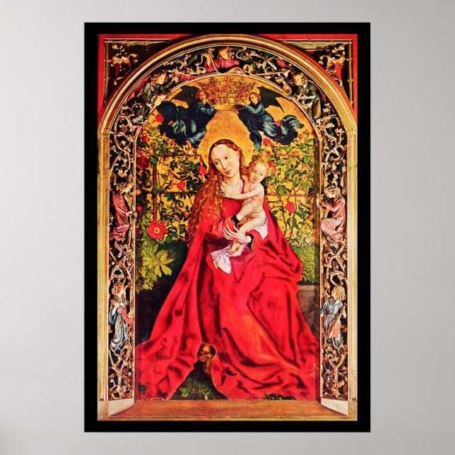 POSTER MADONNA DA MADEIRA ROSA (Frente)