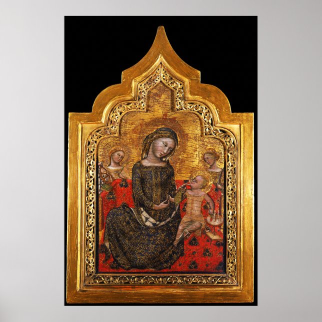Póster MADONNA DE HUMILIDADE Por Vitale Da Bologna (Frente)