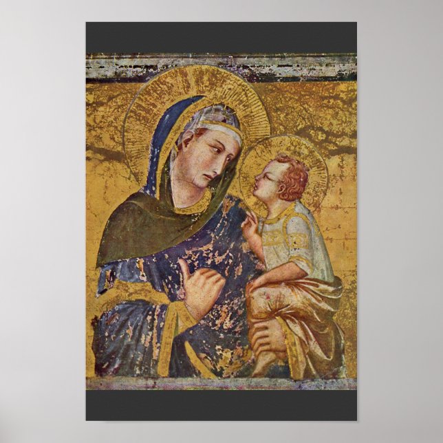 Poster Madonna Dei Tramonti Por Lorenzetti Pietro (Frente)