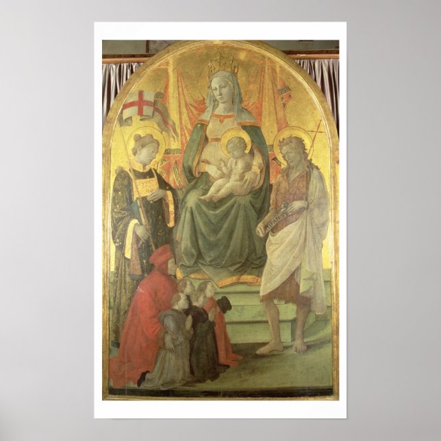 Póster Madonna del Ceppo, 1453 (e detalhe 62016) (Frente)