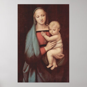 Poster Madonna Del Granduca by Raphael
