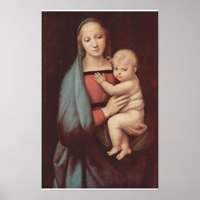 Poster Madonna Del Granduca por Raphael (Frente)