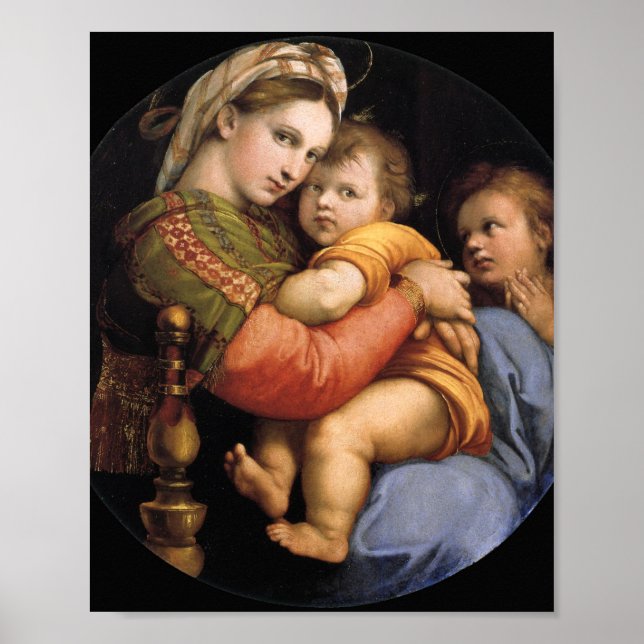 Poster Madonna Della Sedia (Frente)