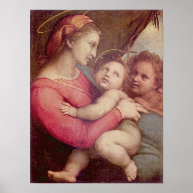 Poster Madonna della Tenda - Raphael (Frente)