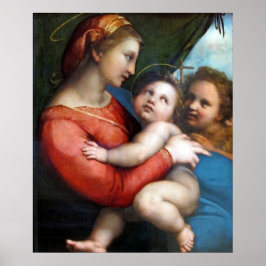 Poster Madonna della Tenda - Raphael - c1513