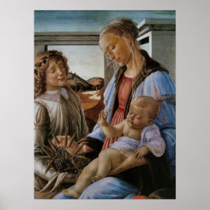 Poster Madonna do Eucharista por Botticelli