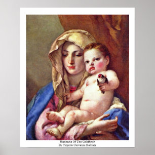 Póster Madonna do Goldfinch