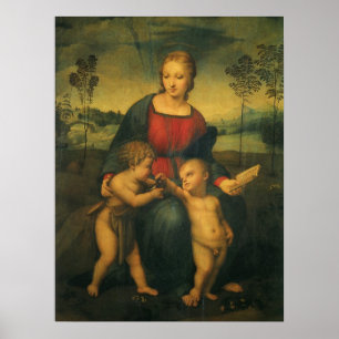 Poster Madonna do Goldfinch por Raphael Sanzio