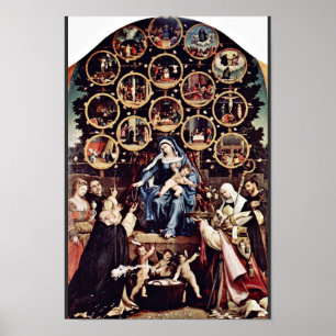 Poster Madonna do rosário pelo loto Lorenzo (o melhor