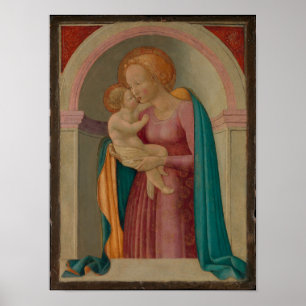 Póster Madonna e a criança