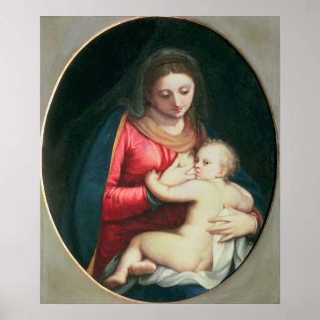 Póster Madonna e Child, 1598 (Frente)