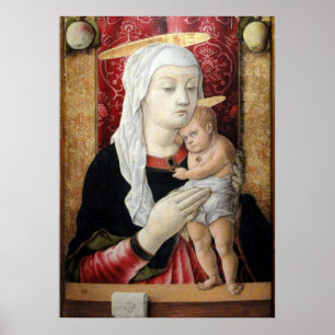 Poster Madonna e Child 2 - Carlo Crivelli - c1468
