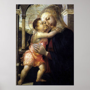 Poster Madonna e Child - Botticelli - c1500