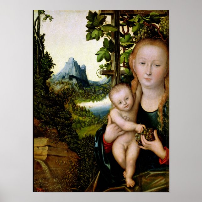 Póster Madonna e Child, c.1525 (Frente)