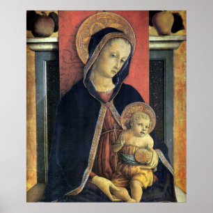 Poster Madonna e Child - Carlo Crivelli - c1468