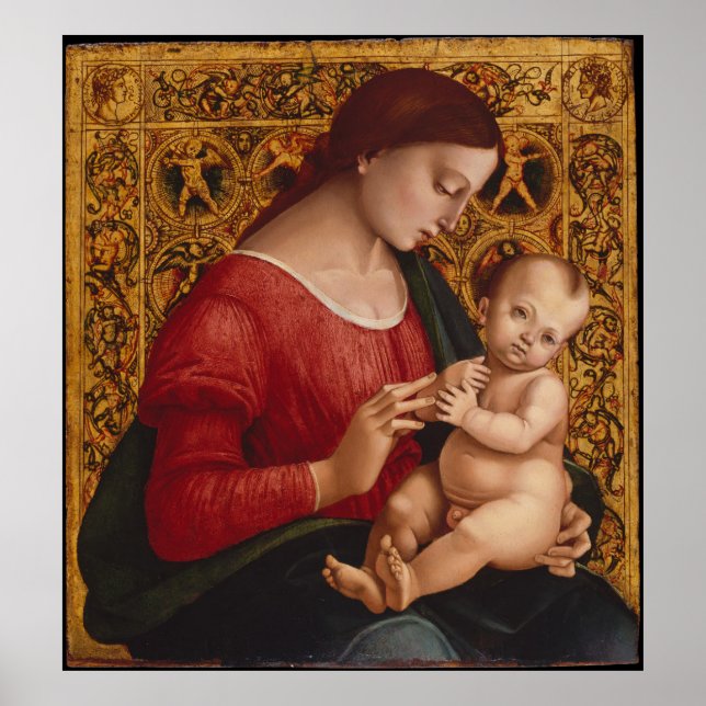 Póster Madonna e Child, cerca de 1505-07 (Frente)