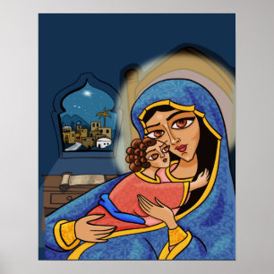 Poster Madonna e Criança