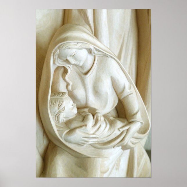 Poster Madonna e Criança (Frente)