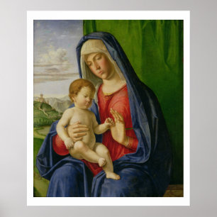 Poster Madonna e Criança, 1490
