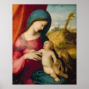 Poster Madonna e criança, 1512-14