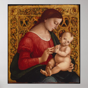 Póster Madonna e criança, cerca de 1505-07
